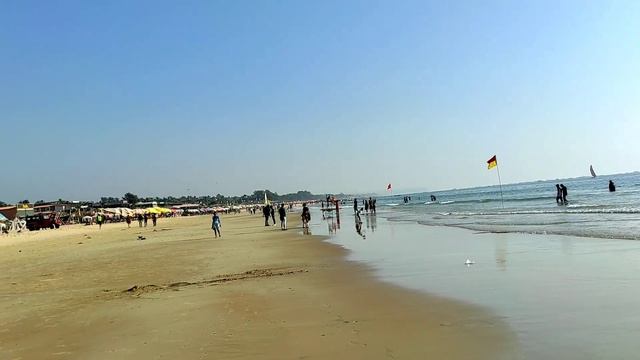 Tour of Baga Beach - Baga Sea Beach of India North Goa смотреть онлайн