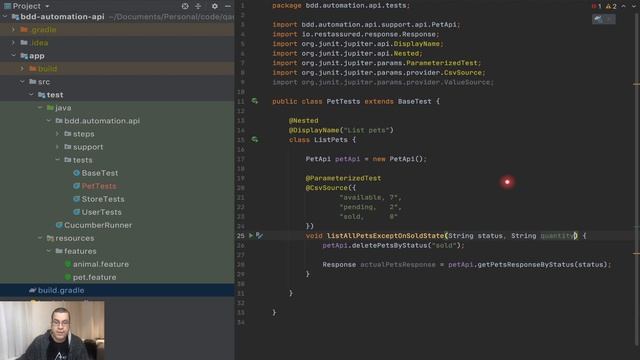 JUnit5 | Parameterized tests смотреть онлайн
