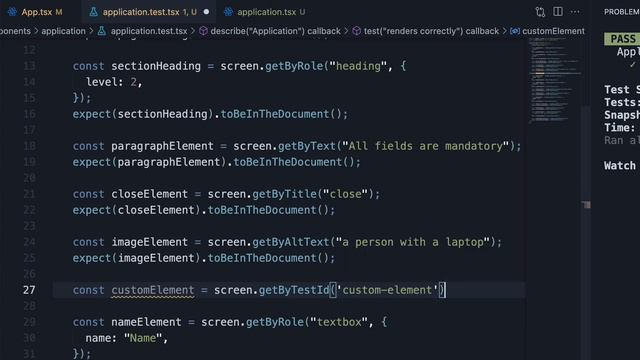 React Testing Tutorial - 26 - getByTestId смотреть онлайн