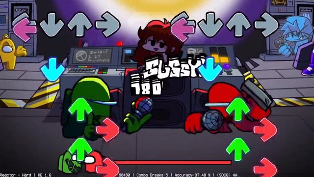 【FNF】Green Imposter VS Red Imposter Remix Reactor X Meltdown[Friday Night Funkin' VS Impostor V3]