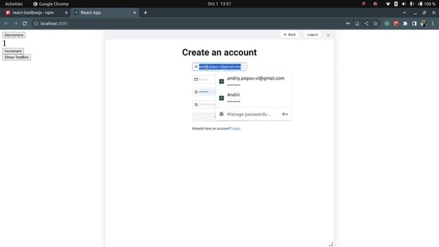 Save Redux states with ReactToolBoxJS смотреть онлайн