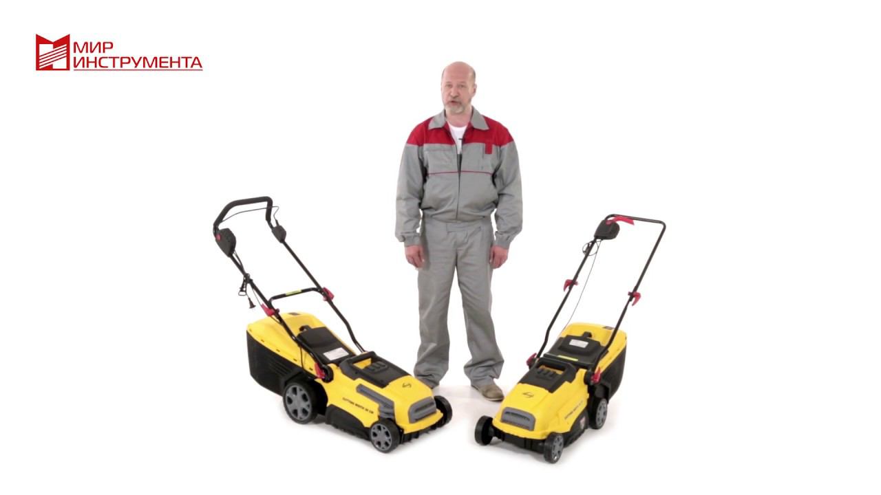 Газонокосилки электрические DENZE GC-1100, GC-1500