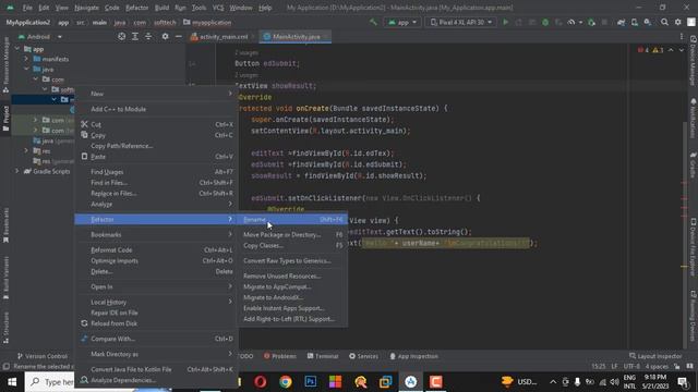 Rename package name in Android Studio- Error Cannot resolve symbol R solutions смотреть онлайн