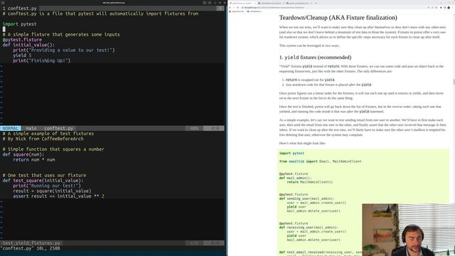 pytest Basics: Yield Fixtures смотреть онлайн