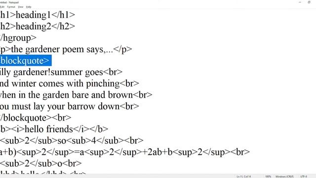 text formatting tags | Web Programming Practical | HTML Tutorial | fybscit Practical Manual смотреть онлайн