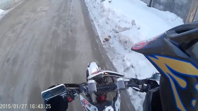 IRBIS TTR 125 и 2 KAYO 140 не о чем в -20 села камера((( смотреть онлайн