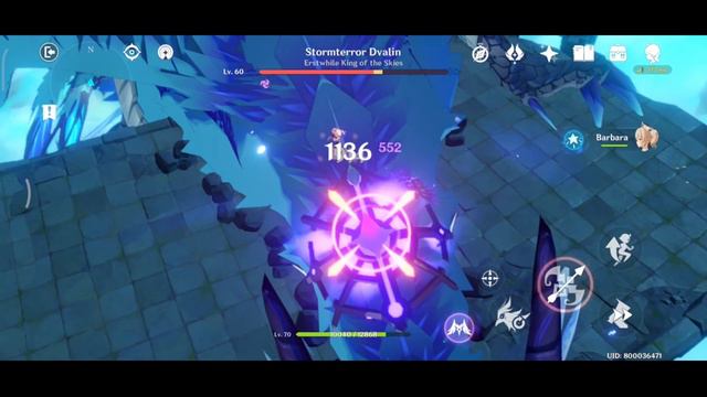 Fischl Lv.70 Vs Dvalin Lv.60 | Solo demage Ft. Barbara | B5 Artefak Drop [Genshin Impact] смотреть онлайн