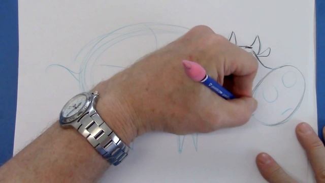 How to Draw A Cow Cartoon for Beginners смотреть онлайн