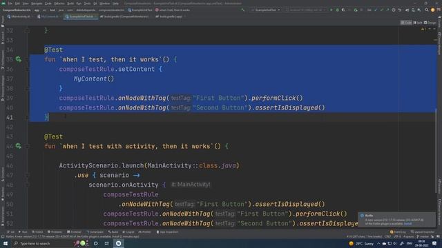 Jetpack Compose UI testing with Robolectric without device or emulator смотреть онлайн