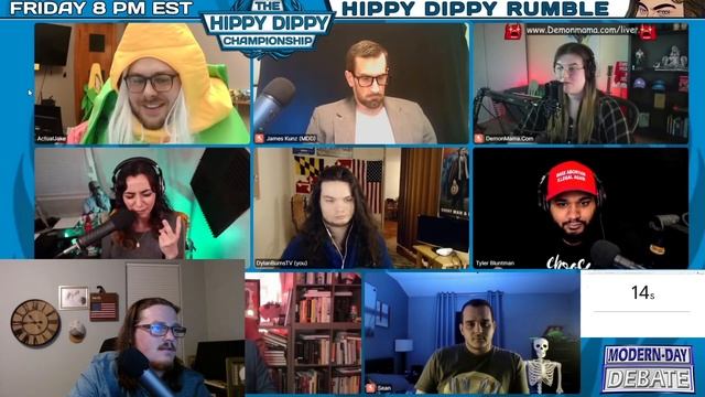 Gun Control : Episode 2 - REACT Hippy Dippy Podcast Debate (just the gc parts) смотреть онлайн