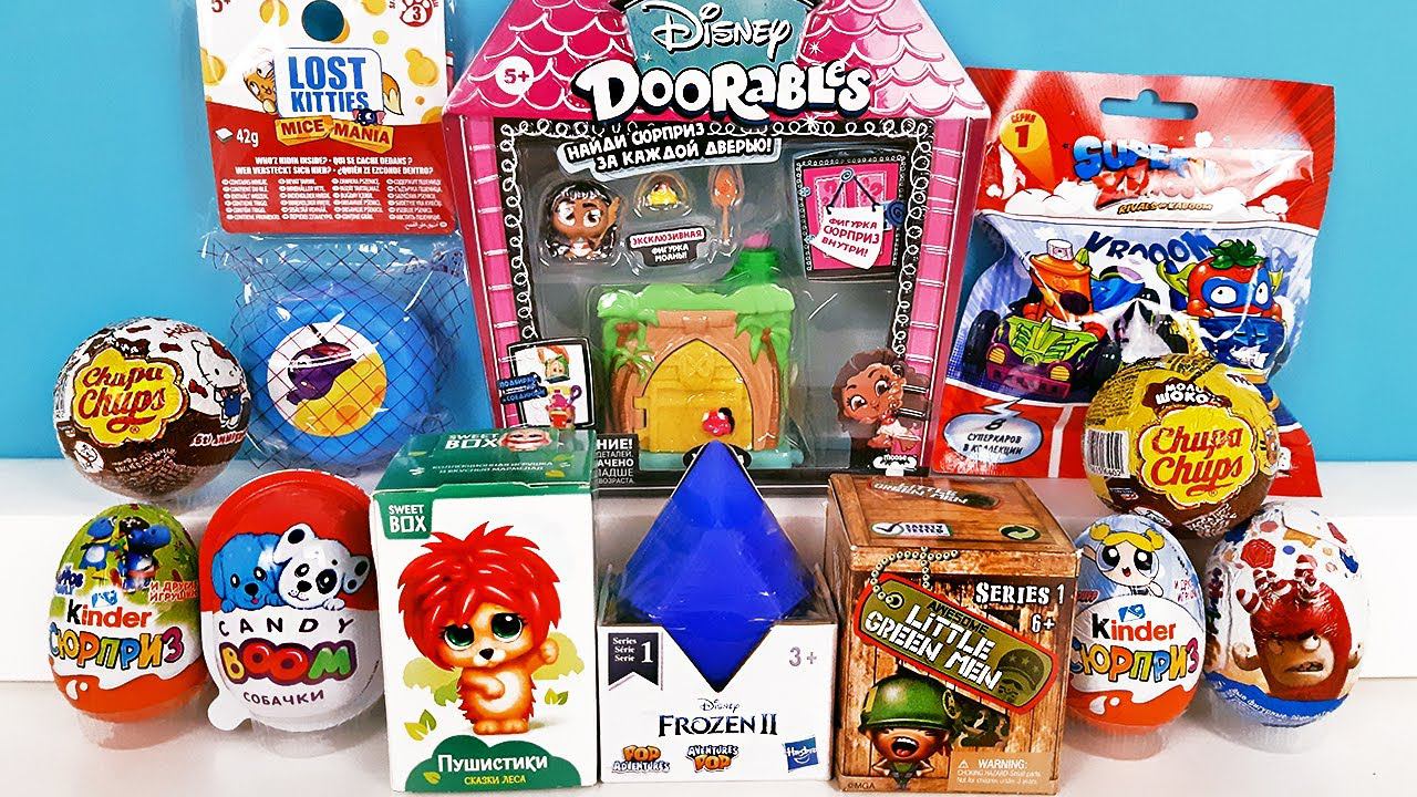 СЮРПРИЗ MIX! Холодное сердце 2 Дисней, ТРИ КОТА, Doorables Disney, Frozen 2 Unboxing Kinder Surprise смотреть онлайн