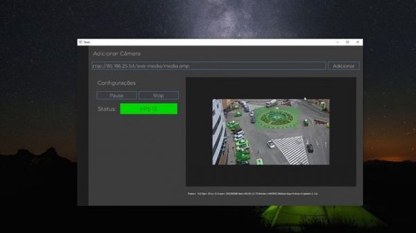 Python OpenCV - Abrindo RTSP com FFMPEG e PyQT5