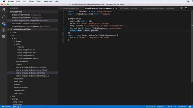 AngularJS 2 Tutorials for Beginners Learn with Typescript - 3 Component and Directives смотреть онлайн
