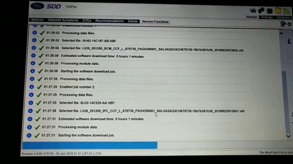 Program body control modul BCM RANGE ROVER EVOQUE