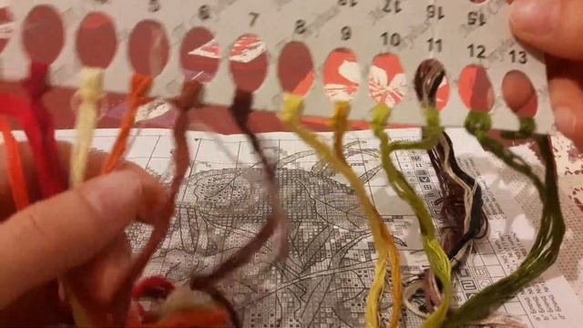 3. Вышивка ДАРЫ ОСЕННЕГО ЛЕСА от Жар-Птицы ❖ Готовая работа ❖ Вышивка крестиком смотреть онлайн
