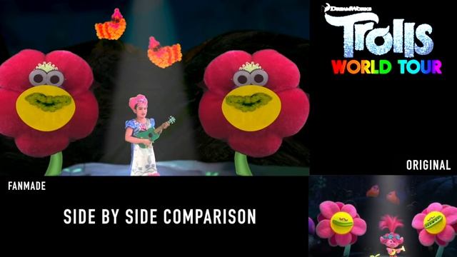 Poppy and Branch Smooth Jazz Scene -TROLLS 2: WORLD TOUR 2020 Movie Fanmade Side by Side Comparison смотреть онлайн
