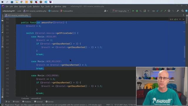 Refactoring Code With Move Method - Live Code Example 004-005 смотреть онлайн