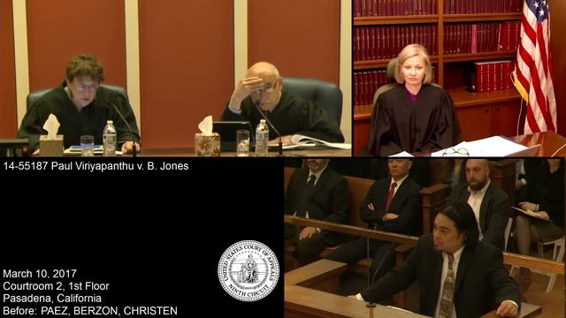 14-55187 Paul Viriyapanthu V. B. Jones