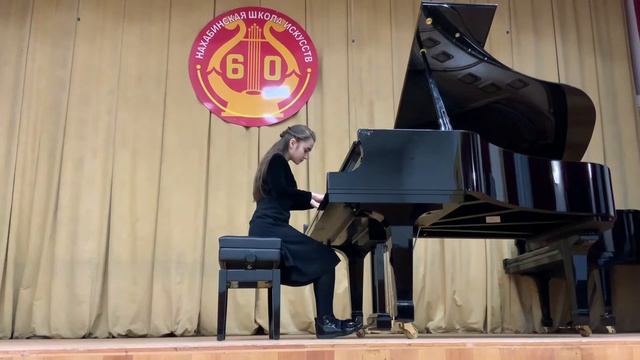 Синягина Дарья, 4 класс. Дебюсси “Piece pour piano”, Капрал “Мазурка» смотреть онлайн
