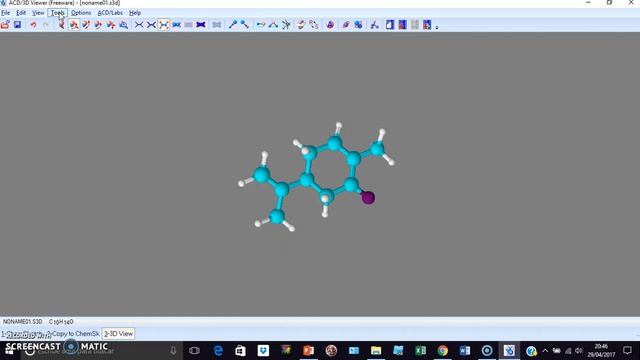 ChemSketch. Cómo modificar y animar las representaciones tridimensionales | | UPV смотреть онлайн