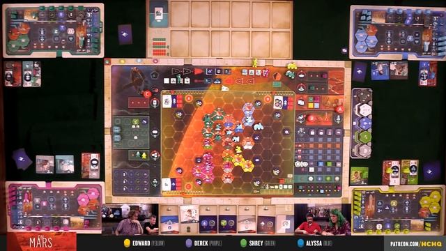 On Mars- 4p Overview, Play-through, & Roundtable by Heavy Cardboard смотреть онлайн