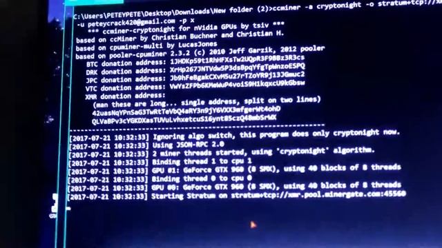 Ccminer no errors not working смотреть онлайн