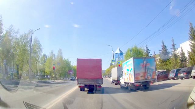 Поездка на автомобиле из поселка Боровский в Тюмень смотреть онлайн