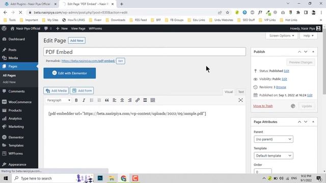 How to Embed PDF in WordPress Website Easily with One Click смотреть онлайн