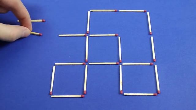 Головоломки со спичками 150. Добавьте 2 спички, чтобы получить 6 квадратов смотреть онлайн