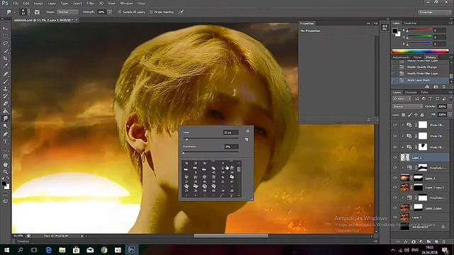 PENTAGON E'DAWN [SHINE] (Speed Art) Photoshop смотреть онлайн