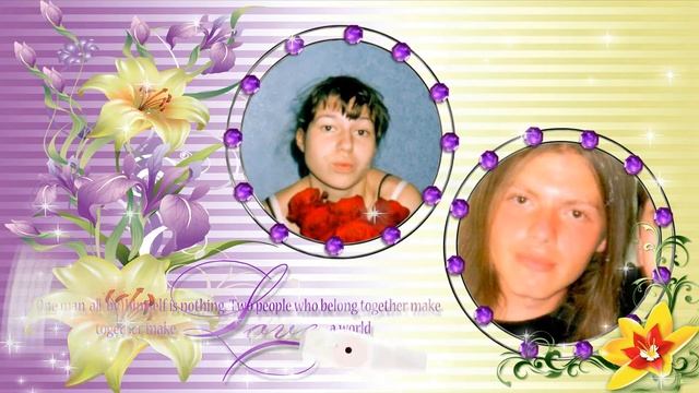 Слайдшоу от ведущей Елены в подарок для молодоженов. смотреть онлайн