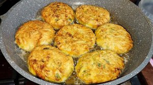 Вкусные и сочные овощные котлеты из кабачков. Съедаются на ура! Простой рецепт