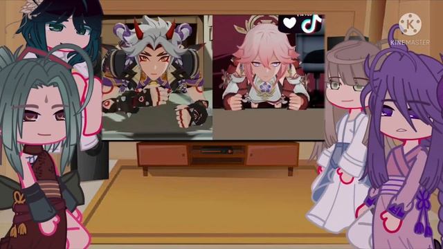 Past Genshin impact react to the future || makoto's || Genshin impact react смотреть онлайн