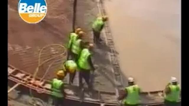 Бетонирование круглых фундаментов под зернохранилища смотреть онлайн