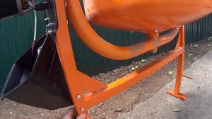 впервые купил бетономешалку первый замес/сборка бетономешалки из леруа/обзор бетономешалки