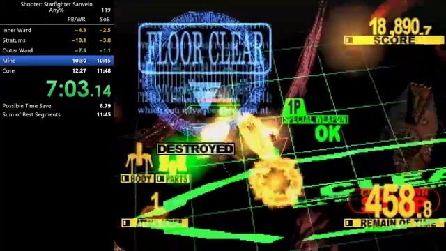 Shooter: Starfighter Sanvein Any% Speedrun in 11:28.9 (Current World Record) смотреть онлайн