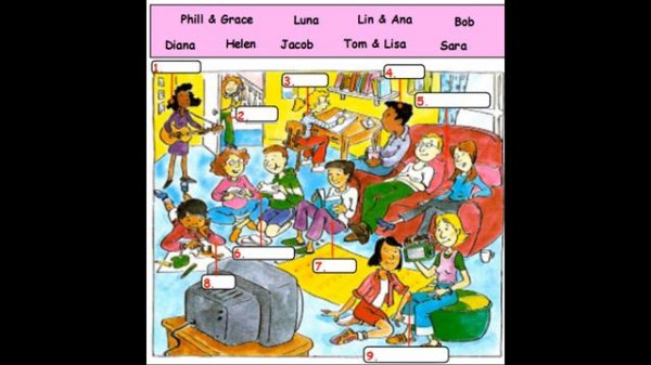 present continuous listening