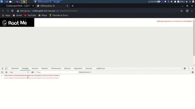 Javascript - Obfuscation 1 смотреть онлайн