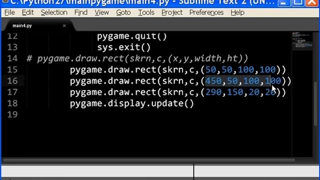 Pygame Draw face, Coordinate Determination смотреть онлайн