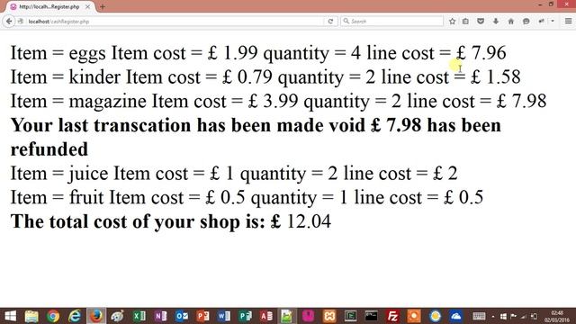 Tutorial 10 - PHP - Building A Cash Register by Applying OOP - Part 4 смотреть онлайн