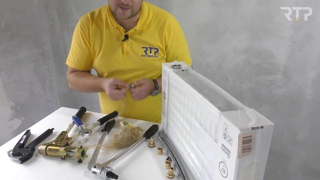 Радиатор с нижним подключением. Экономный вариант монтажа. смотреть онлайн