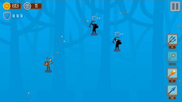 Stickman Viking Archer - North Pole Winter War Gameplay Video Android/iOS смотреть онлайн