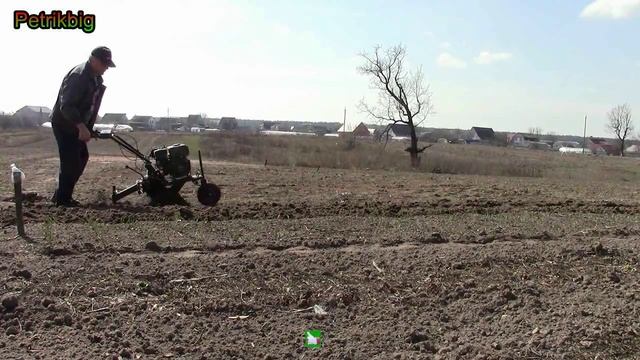 Культивация почвы мотоблоком\soil Cultivation