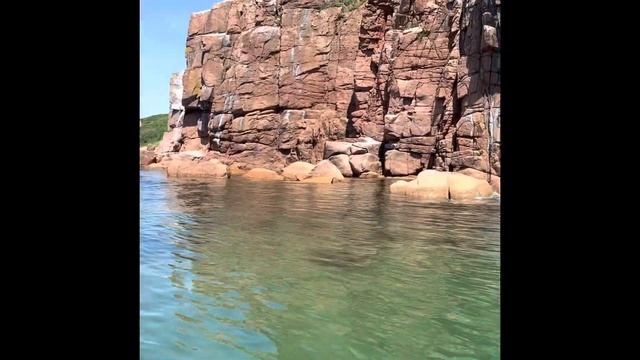 Вокруг Русского острова ( Владивосток) на лодке Пвх + 9.9 Marlin за 10 минут. смотреть онлайн