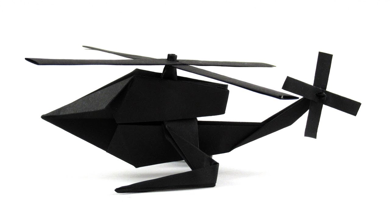 Origami Helicopter - How to make a Paper Helicopter смотреть онлайн