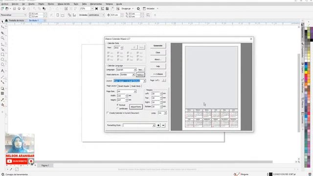Calendarios A3 en CorelDraw смотреть онлайн