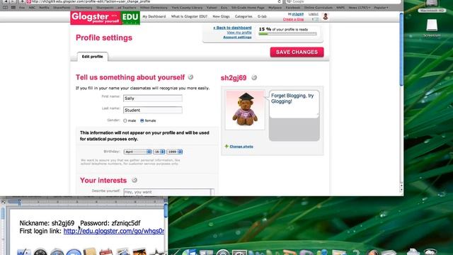 Glogster Student Login First Time смотреть онлайн
