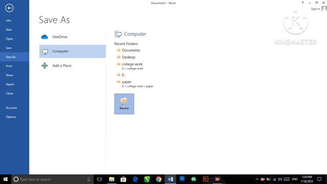 How to save & save as file in Microsoft Office 2013||lecture # 3 смотреть онлайн
