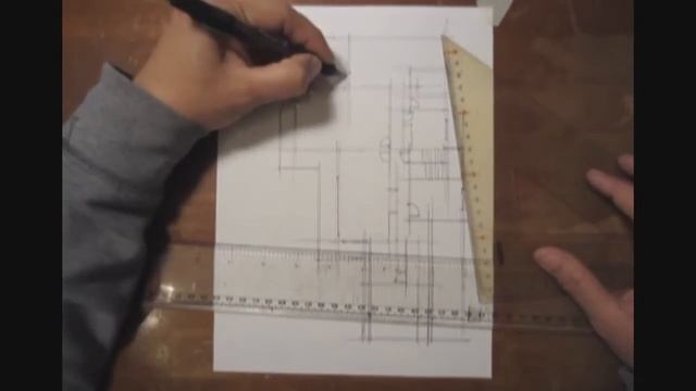 Architectural Floor Plan Sketch By Hand Drawing No.2 смотреть онлайн