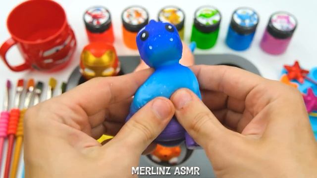 Satisfying Video | How to Make Lollipop Candy into Rainbow Beads & Playdoh Cutting ASMR смотреть онлайн